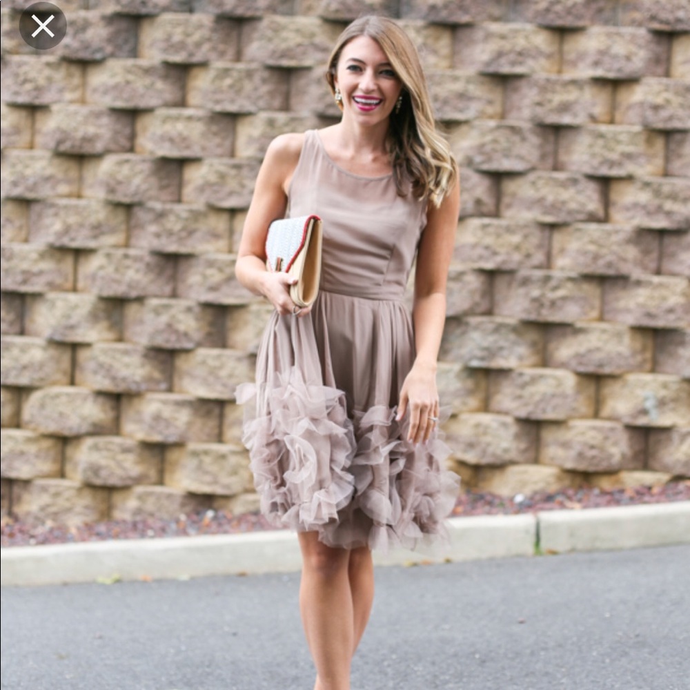 Lauren Conrad Ruffle Organza Dress Size 10 BNWT! - Picture 7 of 8